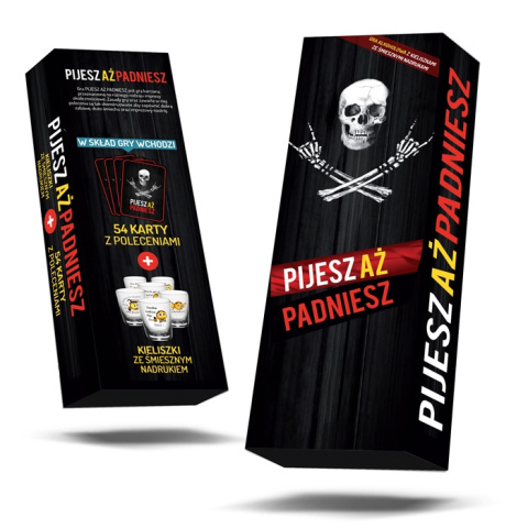 Pijesz aż padniesz + Kieliszki 4x Pijesz aż padniesz + Kieliszki 4x