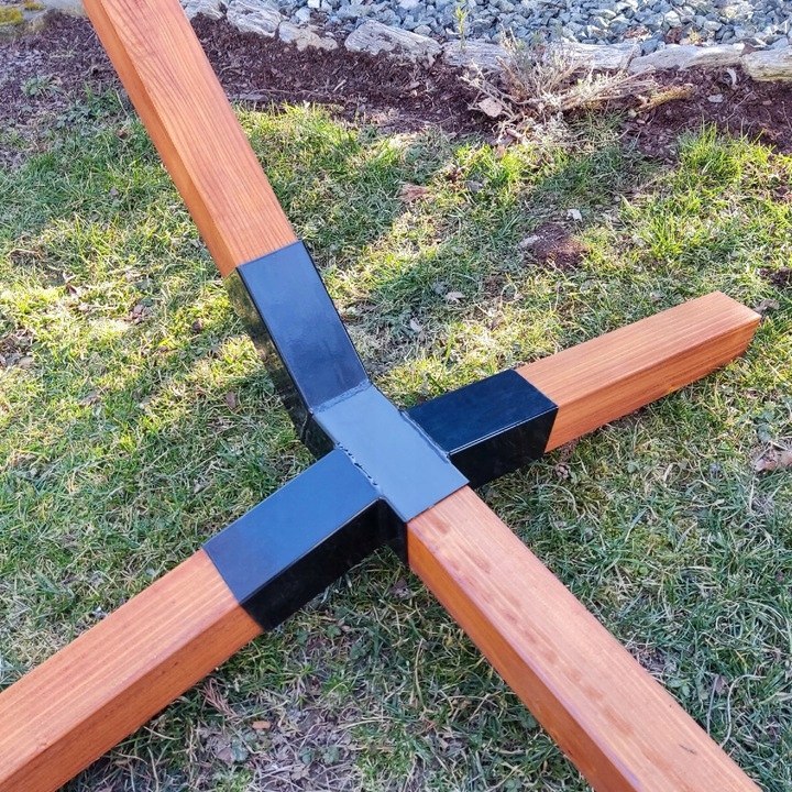 STELAŻ 2-OSOBOWY + HAMAK IMPREGNOWANY STOJAK 300KG Model 70x70